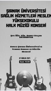 Sağlık Hizmetleri Meslek Yüksekokulu Halk Müziği Konseri