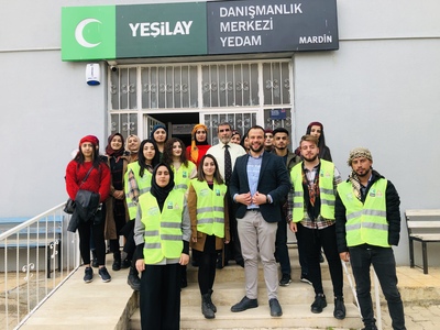 Üniversitemiz Yeşilay Kulübü Öğrencileri Mardin Yeşilay Şubesinde Farkındalık Eğitimi Aldı.