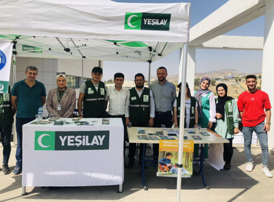 Üniversitemiz Yeşilay Kulübü Bağımlılıkla Mücadele için Stand Açtı.
