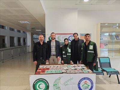 Üniversitemiz Yeşilay Kulübü Bağımlılıkla Mücadele için Stand Açtı.